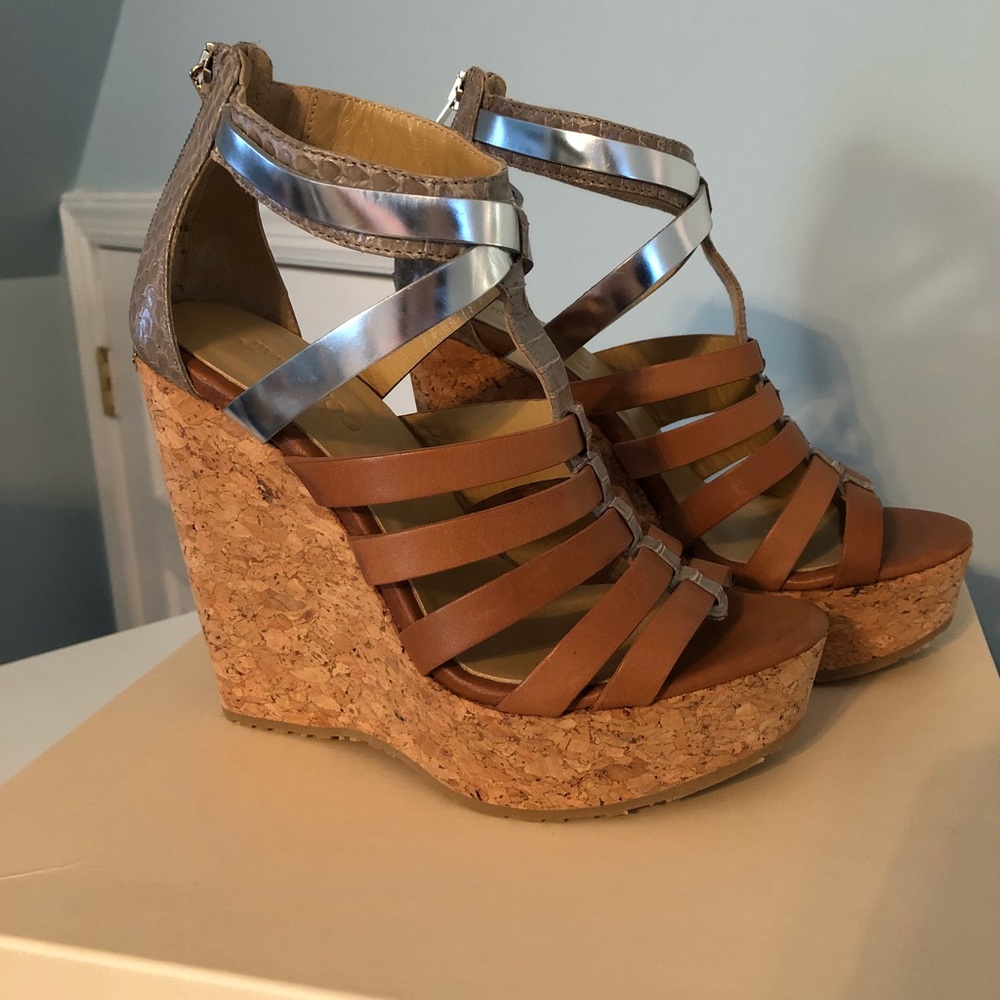 **SOLD** JIMMY CHOO PIERCE WEDGE *BRAND NEW*